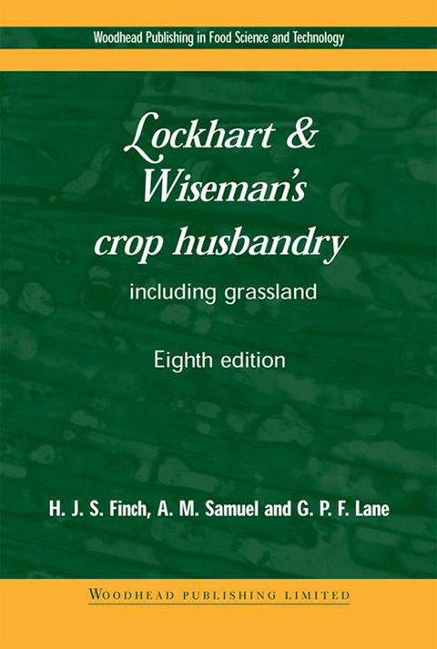 Lockhart and Wiseman's Crop Husbandry Including Grassland -  Steve Finch,  Gerry P. Lane,  Alison Samuel