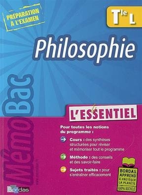 Philosophie terminale L - Astrid Damier, Christian Roche