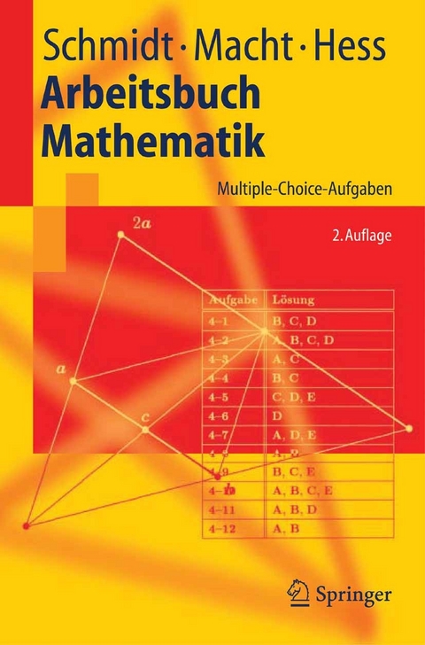 Arbeitsbuch Mathematik -  Klaus D. Schmidt,  Wolfgang Macht,  Klaus Th. Hess