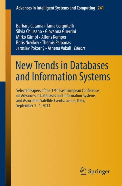 New Trends in Databases and Information Systems - 