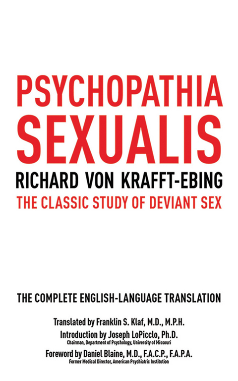 Psychopathia Sexualis -  Richard von Krafft-Ebing