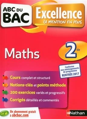 Maths 2de : conforme aux aménagments de programme rentrée 2017 - Christian Lixi