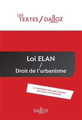 Loi Elan, droit de l'urbanisme