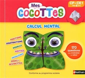 Mes cocottes, calcul mental CP et CE1 : dès 6 ans - Vincent Duquesne