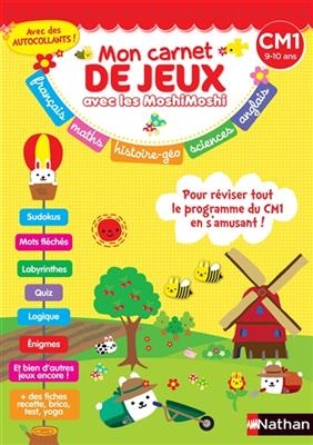 Mon carnet de jeux avec les MoshiMoshi : CM1, 9-10 ans - Vincent Duquesne