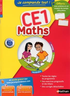 Je comprends tout ! Maths CE1, 7-8 ans