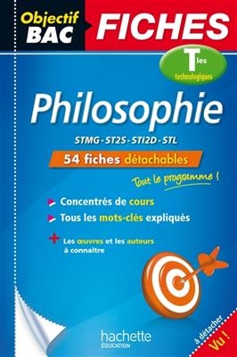 Objectif Bac Fiches Detachables Philosophie Terms Techno - Philippe Solal