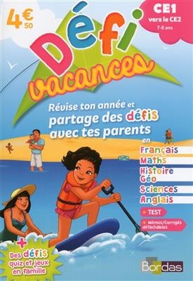 Défivacances CE1 vers CE2, 7-8 ans - Marie-Laure Fauquet-Gobin