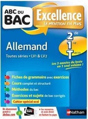 Allemand toutes séries, LV1 & LV2 : 2de, 1re, terminale - Cecile Brunet, NOEMIE KEUNEBROEK