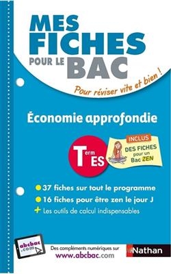 Economie approfondie terminale ES : spécialité - Sandrine Benase-Rebeyrol