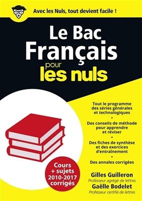 Le bac français pour les nuls - Gilles Guilleron, Gaëlle Bodelet