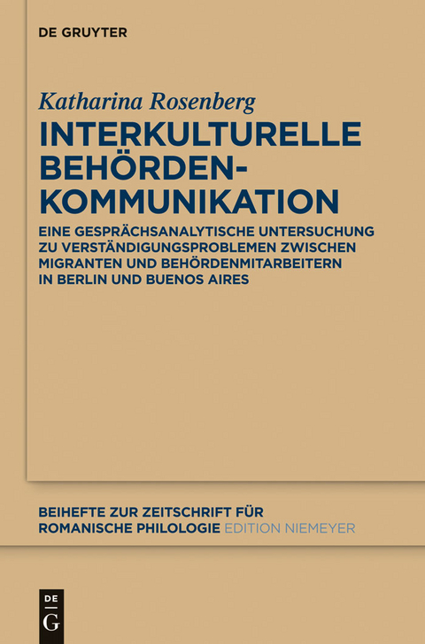 Interkulturelle Behördenkommunikation - Katharina Rosenberg