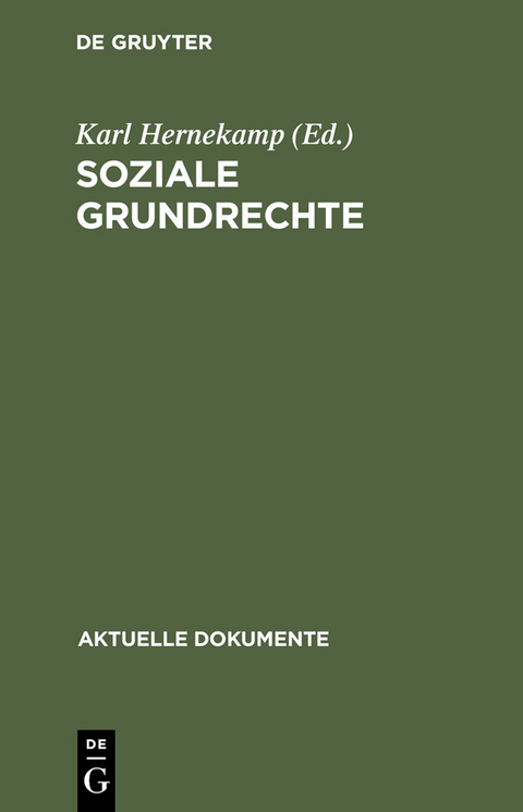 Soziale Grundrechte - 