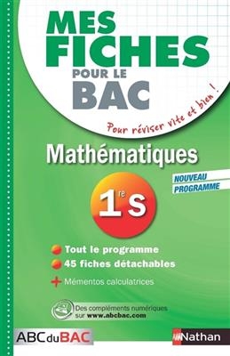 Mathématiques, 1re S