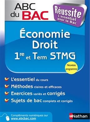 Economie droit, 1re et terminale STMG : programme 2013