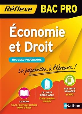 Economie et droit, bac pro : nouveau programme - Helene Millaret