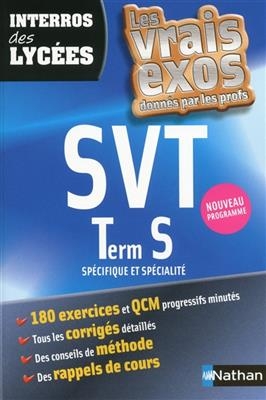 SVT Terminale S : spécifique et spécialité : nouveau programme