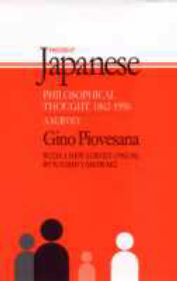 Recent Japanese Philosophical Thought 1862-1994 -  Gino K. Piovesana