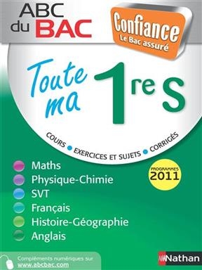 Toute ma 1re S : programmes 2011