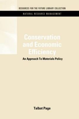 Conservation and Economic Efficiency -  Talbot Page