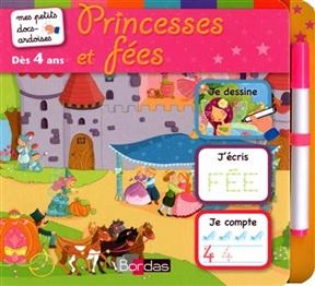 Princesses et fées : je dessine, j'écris, je compte