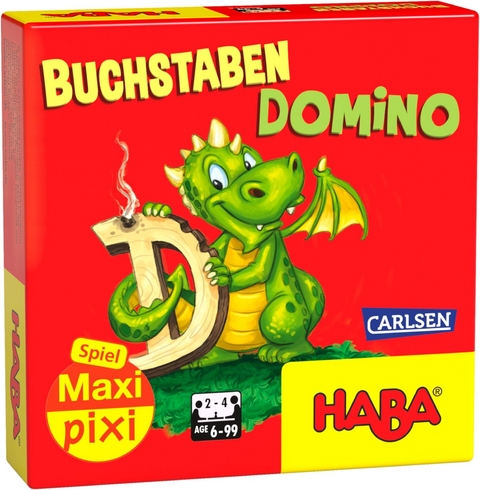 Maxi-Pixi-Spiel "made by haba": Buchstaben-Domino -  HABA