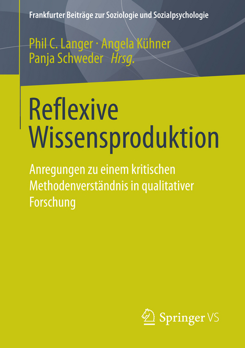 Reflexive Wissensproduktion - 