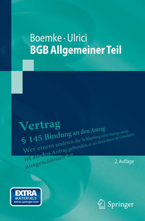 BGB Allgemeiner Teil - Burkhard Boemke, Bernhard Ulrici