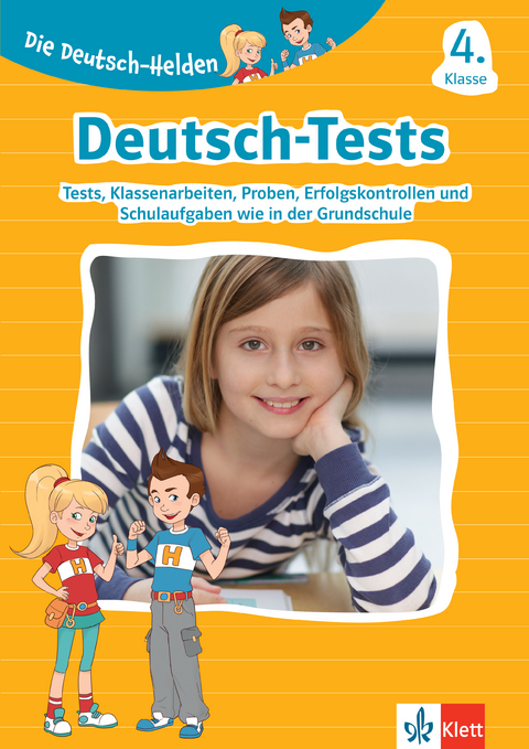 Klett Die Deutsch-Helden: Deutsch-Tests 4. Klasse