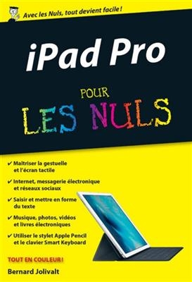 Ipad Pro pour les nuls - Bernard Jolivalt