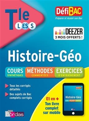 Histoire géo : terminale L, ES, S