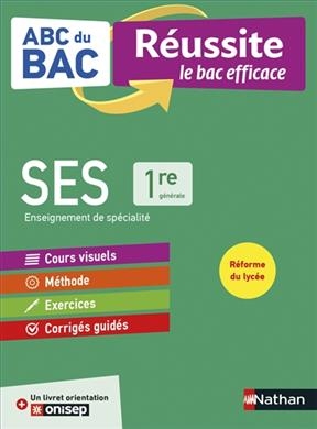 SES (sciences économiques et sociales) 1re générale : enseignement de spécialité : réforme du lycée - DELPHINE DE CHOULY, FABIENNE LEPAGE,  le Gonide