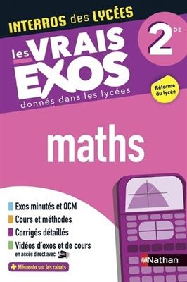 Maths 2de : les vrais exos donnés dans les lycées : réforme du lycée - Erick de Brauwere