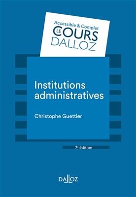 Institutions administratives - Christophe Guettier