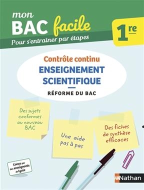 Enseignement scientifique 1re : contrôle continu : réforme du bac