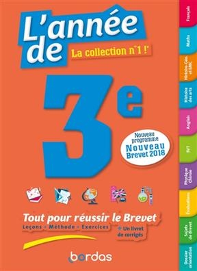 L'annee de 3e tout pour reussir le brevet -  Collectif