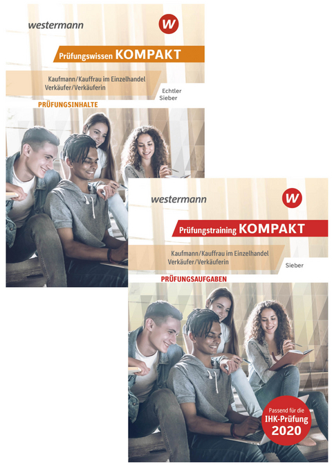 Prüfungswissen kompakt / Prüfungswissen KOMPAKT + Prüfungstraining KOMPAKT - Kaufmann/Kauffrau im Einzelhandel - Verkäufer/in - Rafael Echtler, Michael Sieber