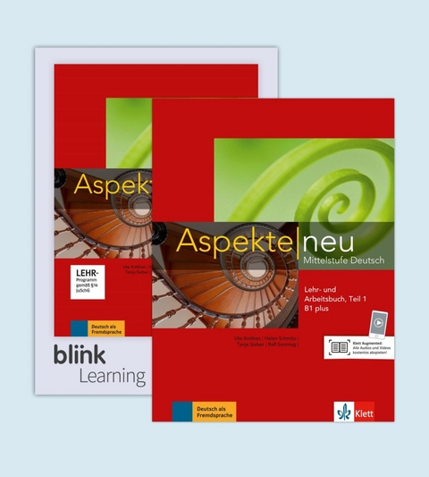 Aspekte neu B1 plus - Teil 1 - Media Bundle BlinkLearning - Ute Koithan, Tanja Mayr-Sieber, Helen Schmitz, Ralf Sonntag, Ralf-Peter Lösche, Ulrike Moritz