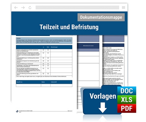 Digitale Vorlagensammlung Flexible Arbeitsmodelle