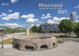 Rheinland 2021 Wandkalender A4 quer Spiralbindung 28 Blatt mit 56 Seiten - 