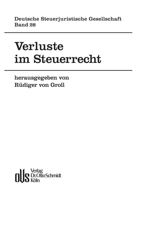 Verluste im Steuerrecht - 