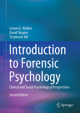 Introduction to Forensic Psychology - Walker, Lenore E.; Shapiro, David; Akl, Stephanie