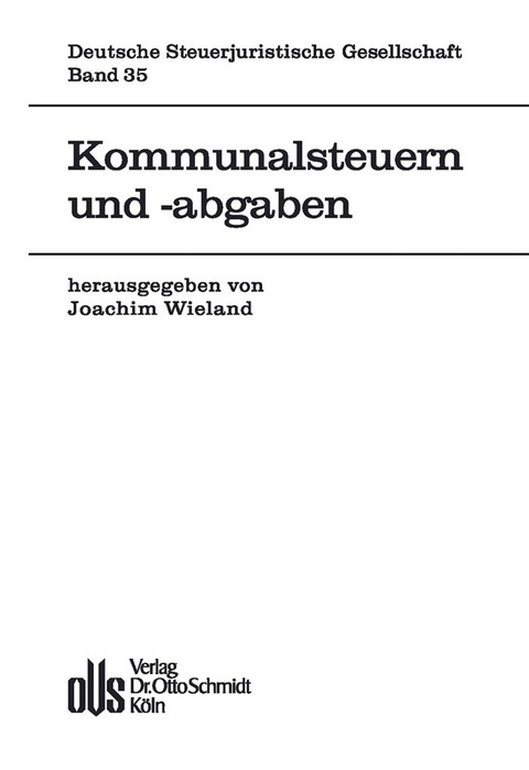 Kommunalsteuern und -abgaben - 