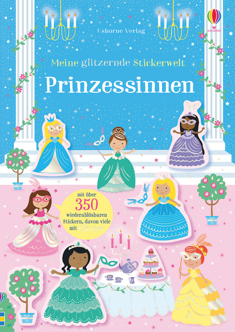 Meine glitzernde Stickerwelt: Prinzessinnen - Kirsteen Robson