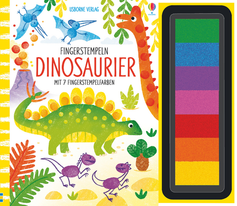 Fingerstempeln: Dinosaurier - Fiona Watt