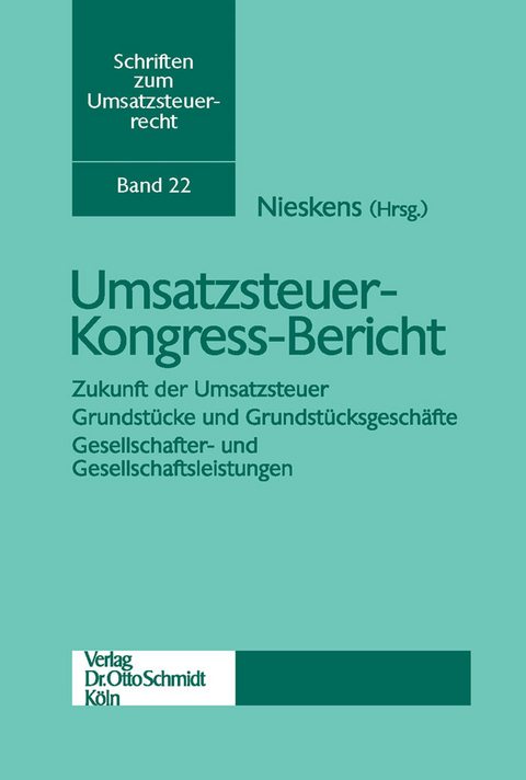 Umsatzsteuer-Kongress-Bericht - 