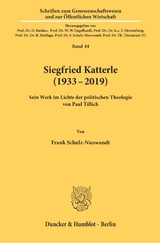 Siegfried Katterle (1933–2019). - Frank Schulz-Nieswandt