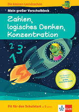 Klett Die kleinen Lerndrachen: Fit für den Schulstart: Mein großer Vorschulblock Zahlen, logisches Denken, Konzentration - 