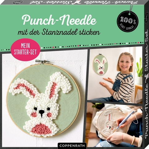 Mein Punch-Needle Starter-Set "Häschen"