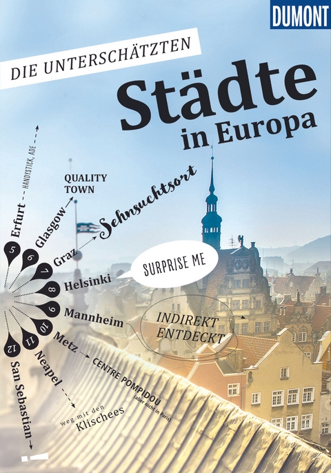 DuMont Bildband Die unterschätzten Städte in Europa - Matthias Pasler, Manfred Görgens, Britta Rath, Dieter Schulze, Ulrich Seidel, Matthias Eickhoff, Daniela Eiletz-Kaube, Ulrich Quack, Judith Rixen, Annika Wind, Klaus Simon, Gabriella Vitiello, Frank Helbert, Julia Reichardt, Georgi Palahutev, Frank Stier, Annette Krus-Bonazza, Daniel Izquierdo Hänni